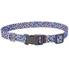 Coastal Pet Attire Style КОСТАЛ ПЕТ АТТИРЕ СТАЙЛ ошейник для собак, коричневый, разноцветные лапы специальная лапа коричневый 1,5смX25-36см