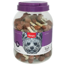 Ласощі Wanpy Duck Jerky Dumbbells кістка-гантель з в`яленою качкою для собак, 1.2 кг
