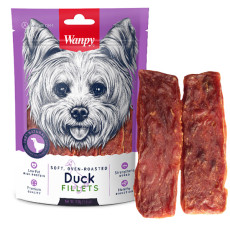 Лакомство Wanpy Soft Duck Fillets мягкое филе утки для собак, 100 г