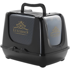 Закритий туалет для котів з вугільним фільтром та совком Moderna Trendy Cat Luxurious Pets, 50х39х37