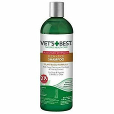 Шампунь Vet`s Best Flea&Tick Shampoo против блох для собак и щенков, 355 мл