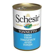 Натуральные консервы Schesir Tuna с тунцем в желе для кошек, 140 г