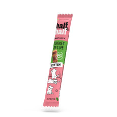 Ласощі для кошенят Half&Half у формі м`ясних паличок з індичкою, 5 г