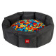 Лежанка для собак WAUDOG Relax, рисунок Блоки, M, Ш 42 см, Д 52 см, В 19 см