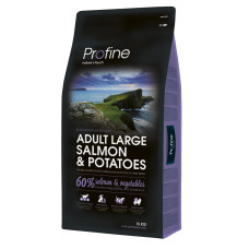 Сухой корм Profine Adult Large для взрослых собак больших пород, с лососем и картофелем, 15 кг