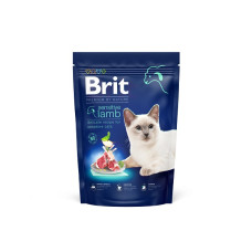 Сухой корм Brit Premium Cat by Nature Sensitive для кошек с чувствительным пищеварением, с ягненком, 800 г