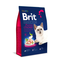 Сухой корм Brit Premium Cat by Nature Sterilised для стерилизованных кошек, с курицей, 8 кг