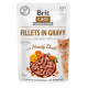 Вологий корм Brit Care Cat Pouch для котів, філе в соусі, качка, 85 г
