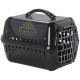 Переноска Moderna Trendy Runner Luxurious Pets для котів з металевими дверцятами та замком, 49,4х32,2х30,4 см, чорна
