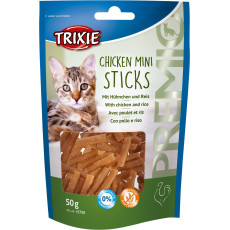 Лакомство Trixie Premio Chicken Mini Sticks для кошек минипалочки с курицей и рисом 50 г