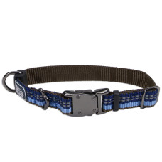 Ошейник Coastal K9 Explorer для собак нейлоновый, размер L, сапфировый
