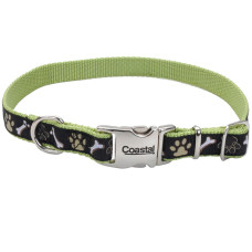 Ошейник для собак Pet Attire Ribbon 2,5смх65cм, коричневые лапки Coastal