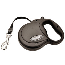 Поводок-рулетка для собак Medium 5м;до 20 кг, черный Power Walker