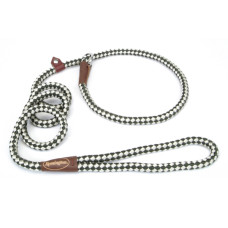 Ошейник-поводок рывковый, круглый Rope 1смх1,8м, бело-зеленый Remington