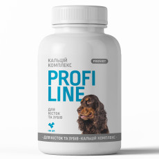 Витамины Profiline Кальций Комплекс для костей и зубов собак, 100 таб.