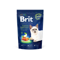 Сухой корм Brit Premium Cat Nature Sterilized Salmon для стерилизованных кошек, с лососем, 1.5 кг