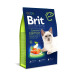 Сухой корм Brit Premium Cat Nature Sterilized Salmon для стерилизованных кошек, с лососем, 8 кг