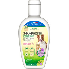 Шампунь-репелент Francodex Repellent Shampoo Monoi Fragrance  від бліх і кліщів для котів і собак з гераніолом, аромат моної, 250 мл