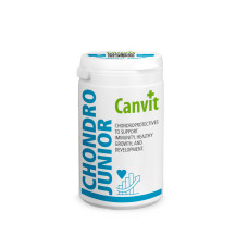 Canvit Chondro Junior for dogs вітаміни для хрящів та суглобів, імунної системи та травлення у цуценят та молодих собак, 230 г