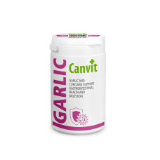 Canvit Garlic кормова добавка для собак і кішок всіх порід з часником, куркумою, ромашкою та з вітаміном В12, 230 г