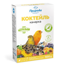 Корм Природа Коктейль «Канарка» для канарок і декоративних птахів, 500 г