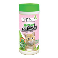 Вологі серветки для чистки забруднень у кошенят Espree Kitten 50шт.