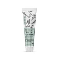 Антибактеріальна зубна паста Tauro Pro Line Pure Nature 2 в 1 з каоліном, цеолітом та екстрактом зеленого чаю для собак та котів, 100 мл