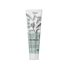Антибактеріальна зубна паста Tauro Pro Line Pure Nature 2 в 1 з каоліном, цеолітом та екстрактом зеленого чаю для собак та котів, 100 мл