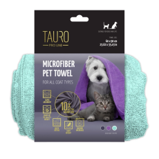 Tauro Pro Line Рушник з мікрофібри для домашніх тварин, м`ятний, 60x90 см