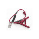 Комплект шлея з повідцем AnimAll HJ-Y304-LН Red 0.8x120x1,5 см