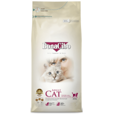 Сухий корм для кішок BonaCibo Adult Cat Chicken&Rice with Anchovy з м`ясом курки, анчоусами та рисом, 5 кг