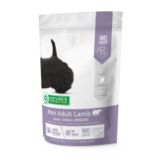 Сухой корм Nature`s Protection Mini Adult Lamb Small Breeds для собак малых пород с ягнятиной, 500 г
