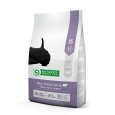 Сухой корм Nature`s Protection Mini Adult Lamb Small Breeds для собак малых пород с ягнятиной, 7,5 кг