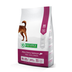 Сухой корм Nature`s Protection Mini Extra Salmon Adult Small Breeds для собак малых пород с лососем, 2 кг