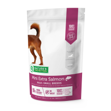Сухой корм Nature`s Protection Mini Extra Salmon Small Breeds для собак малых пород с лососем, 500 г