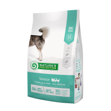 Сухой корм Nature`s Protection Senior All Breeds для собак от 7 лет, 4 кг