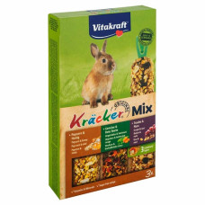 Крекер Vitakraft для кроликов, с овощами и попкорном, 3 шт.