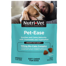 Заспокійливий засіб Nutri-Vet Pet-Ease Soft Chews для собак, м`які жувальні таблетки, 70 табл.