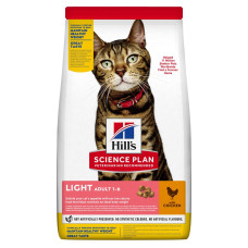 Сухий корм Hill`s SP Feline Adult Light Chicken для схильних до зайвої ваги котів з куркою, 1,5 кг
