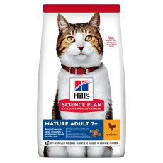Сухий корм Hill`s SP Feline Mature Аdult 7+ Chicken для котів від 7 років з куркою, 1.5 кг