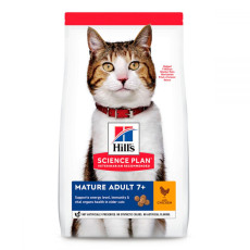 Сухий корм Hill`s SP Feline Mature Аdult 7+ Chicken для котів від 7 років з куркою, 3 кг
