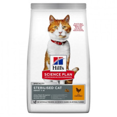 Сухий корм Hill`s SP Feline Adult Sterilised Cat With Chicken для стерилізованих кішок з куркою, 10 кг