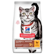 Сухий корм Hill`s SP Feline Adult Hairball Indoor Cat для виведення грудочок шерсті котів з куркою, 300 г