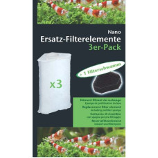 Вкладиш для фільтра Nano Clean Eckfilter 3шт. + губка попередньої фільтрації