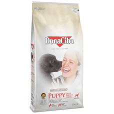 Сухой корм для щенков BonaCibo Puppy High Energy Chicken&Rice with Anchovy с мясом курицы, анчоусами и рисом, 15 кг