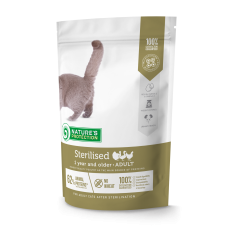 Сухий корм Nature`s Protection Sterilised для стерилізованих котів, 400 г