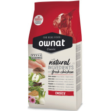Ownat Classic Energy Сухий корм для дорослих собак з високим рівнем фізичної активності, з куркою, 4 кг