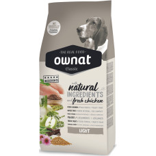 Ownat Classic Light Сухий корм для дорослих собак із зайвою вагою, з куркою, 4 кг