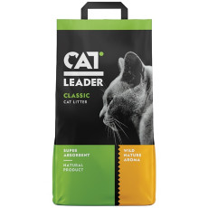 Супер-поглинаючий наповнювач в котячий туалет CAT LEADER WILD NATURE 5 кг