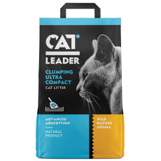Ультра-комкующийся наповнювач Cat Leader Wild Nature в котячий туалет, 5 кг